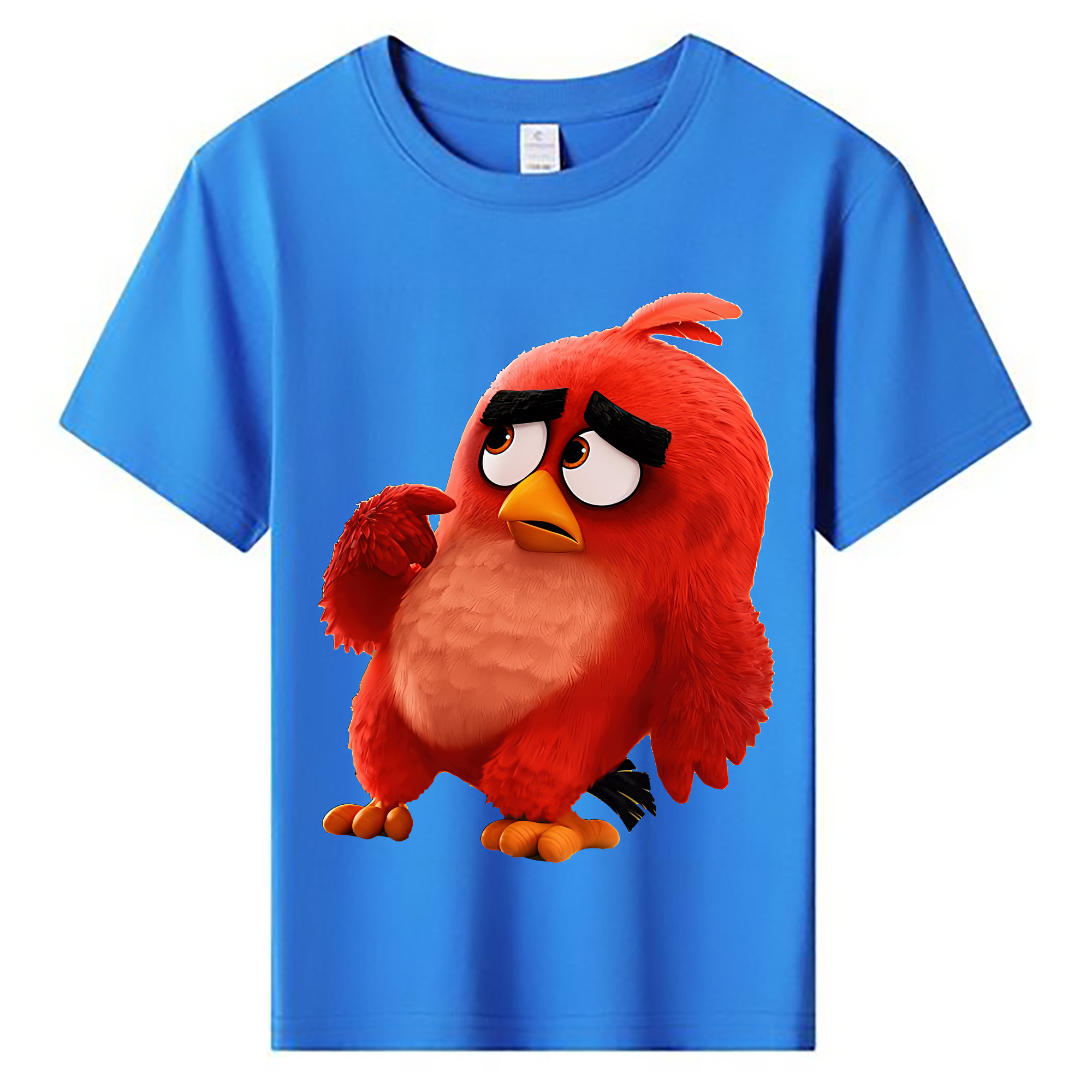 （画像用） Angry Birds アングリーバード 綿100％キッズTシャツ（フロントプリント）